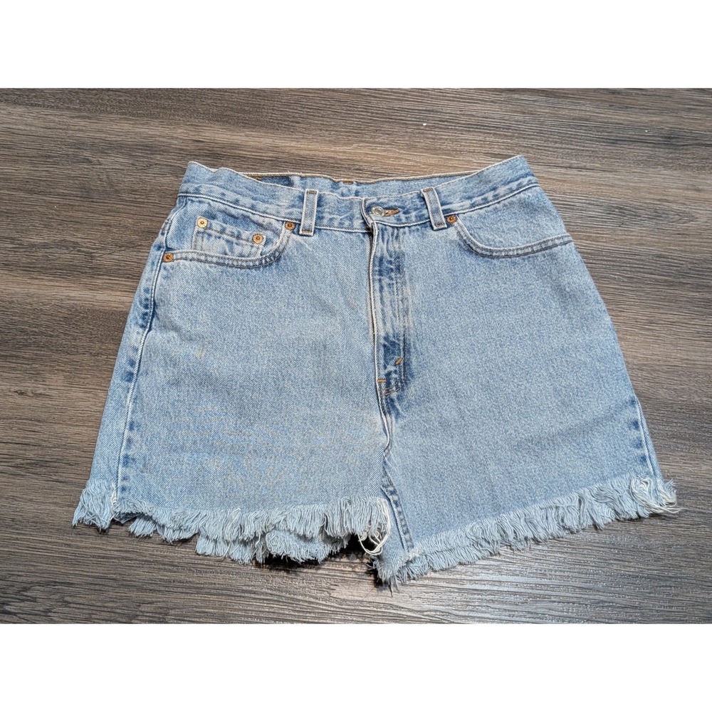 Levi's Light Blue Denim Cutoff Shorts
